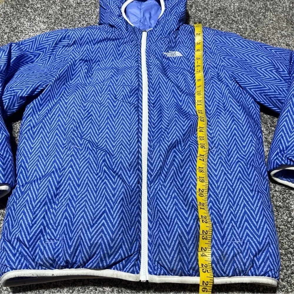 The North Face Youth XL Reversible Jacket Puffer Coat Purple